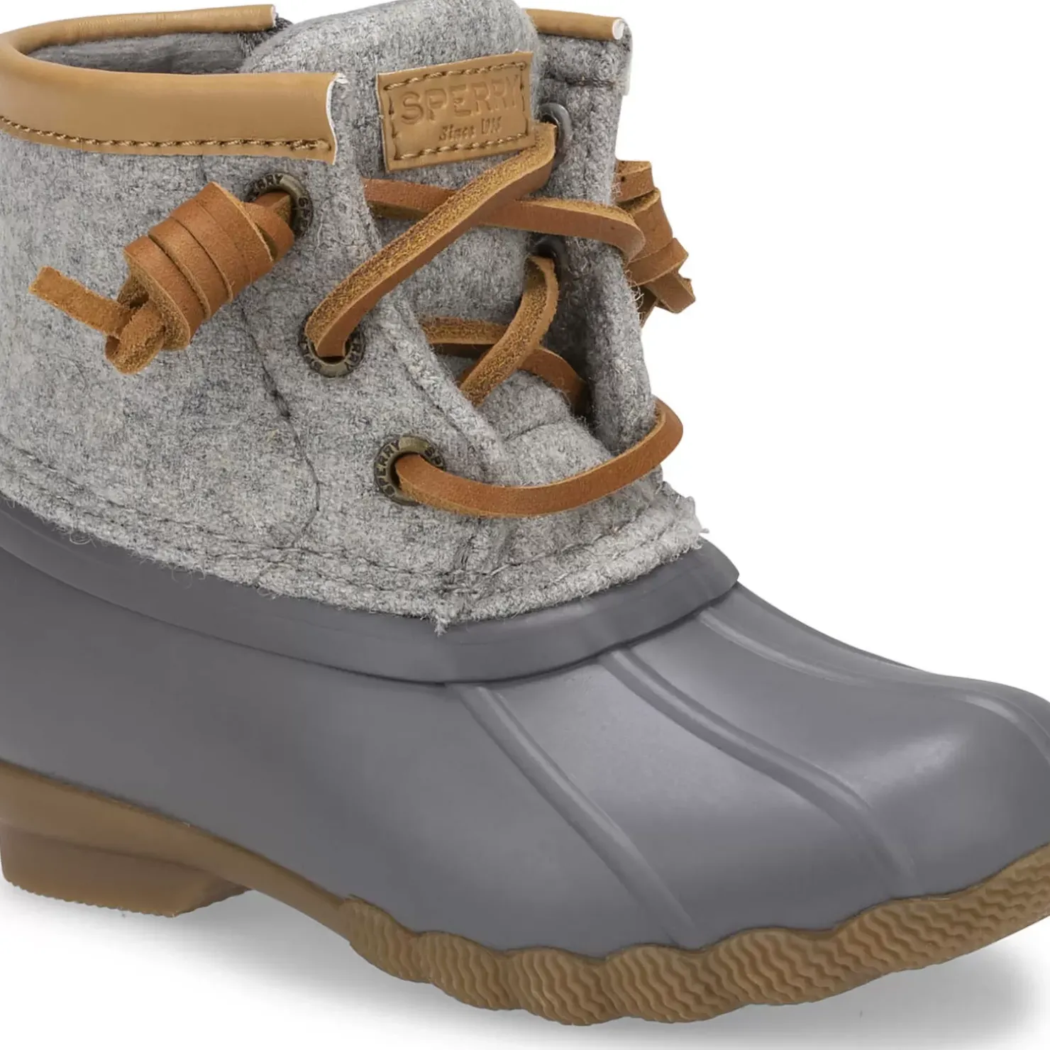 Kids Sperry Little Kid's Saltwater Wool Duck Boot
