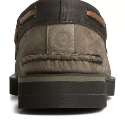 Men Sperry Men's Authentic Original™ PLUSHWAVE™ Double Sole Tumbled Boat Shoe