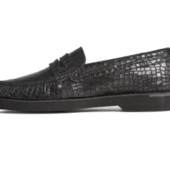 Men Sperry Men's Authentic Original&trade; Penny Double Sole Croc Embossed Loafer