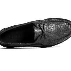 Men Sperry Men's Authentic Original™ Croc Embossed Boat Shoe