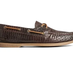 Men Sperry Men's Authentic Original&trade; Croc Embossed Boat Shoe