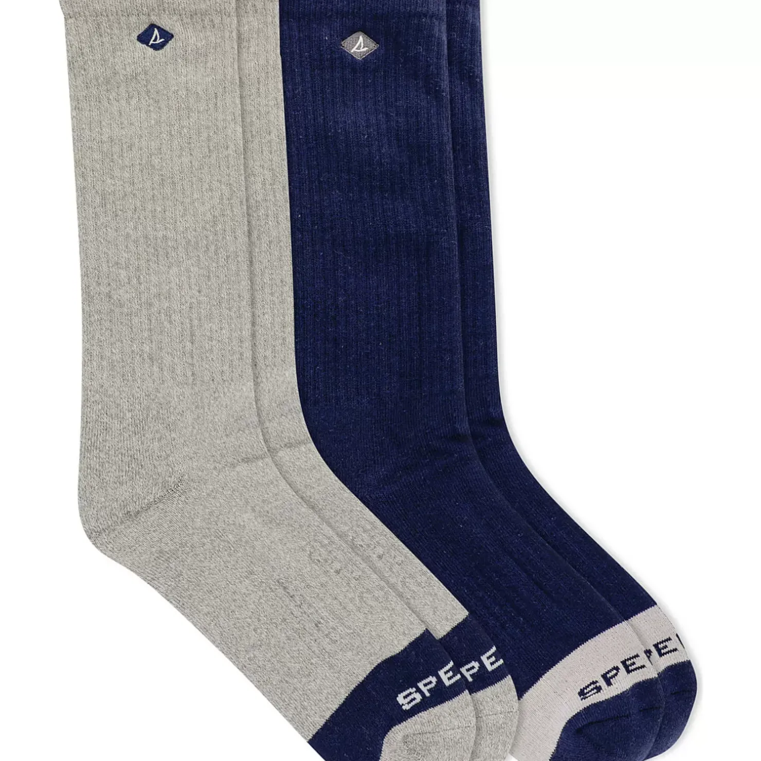 Men Sperry Men's Cotton Crew 2-Pack Sock