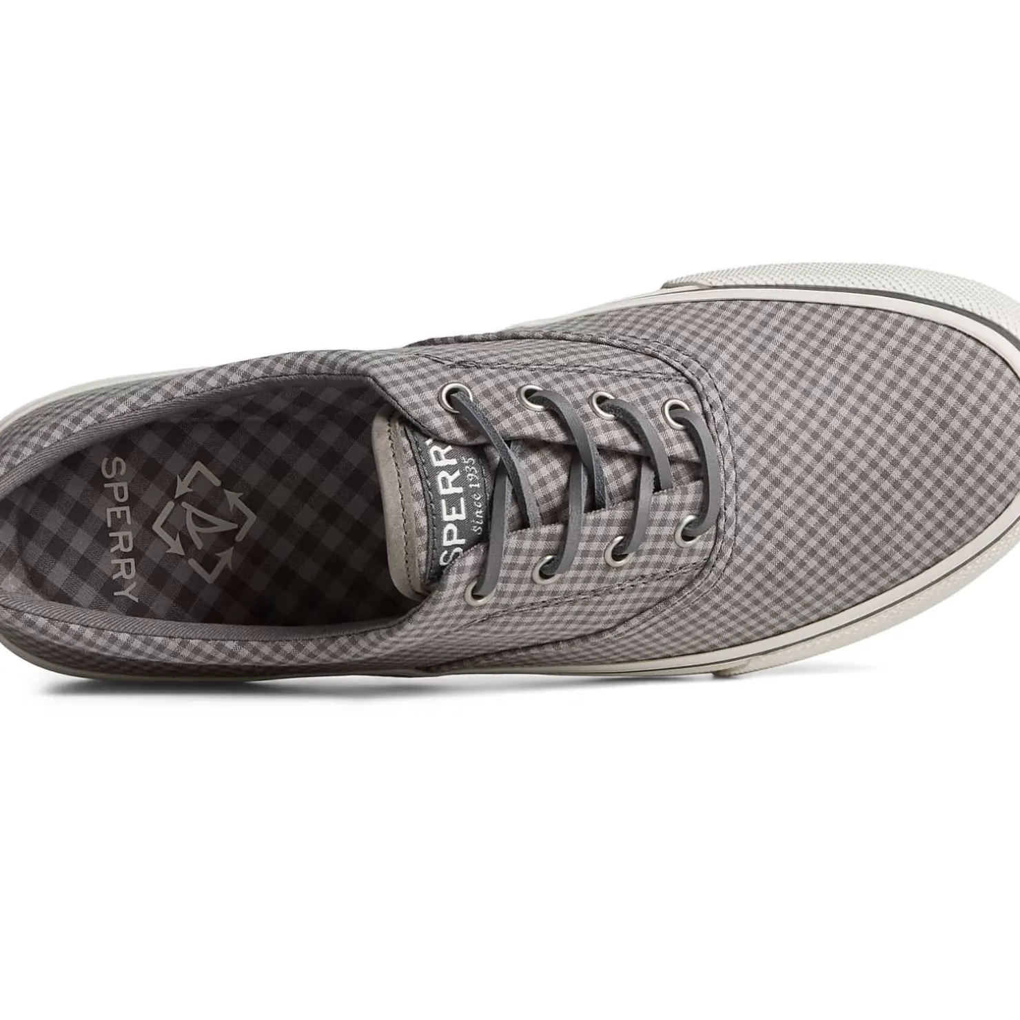 Men Sperry Men's SeaCycled™ Striper II CVO Gingham Sneaker