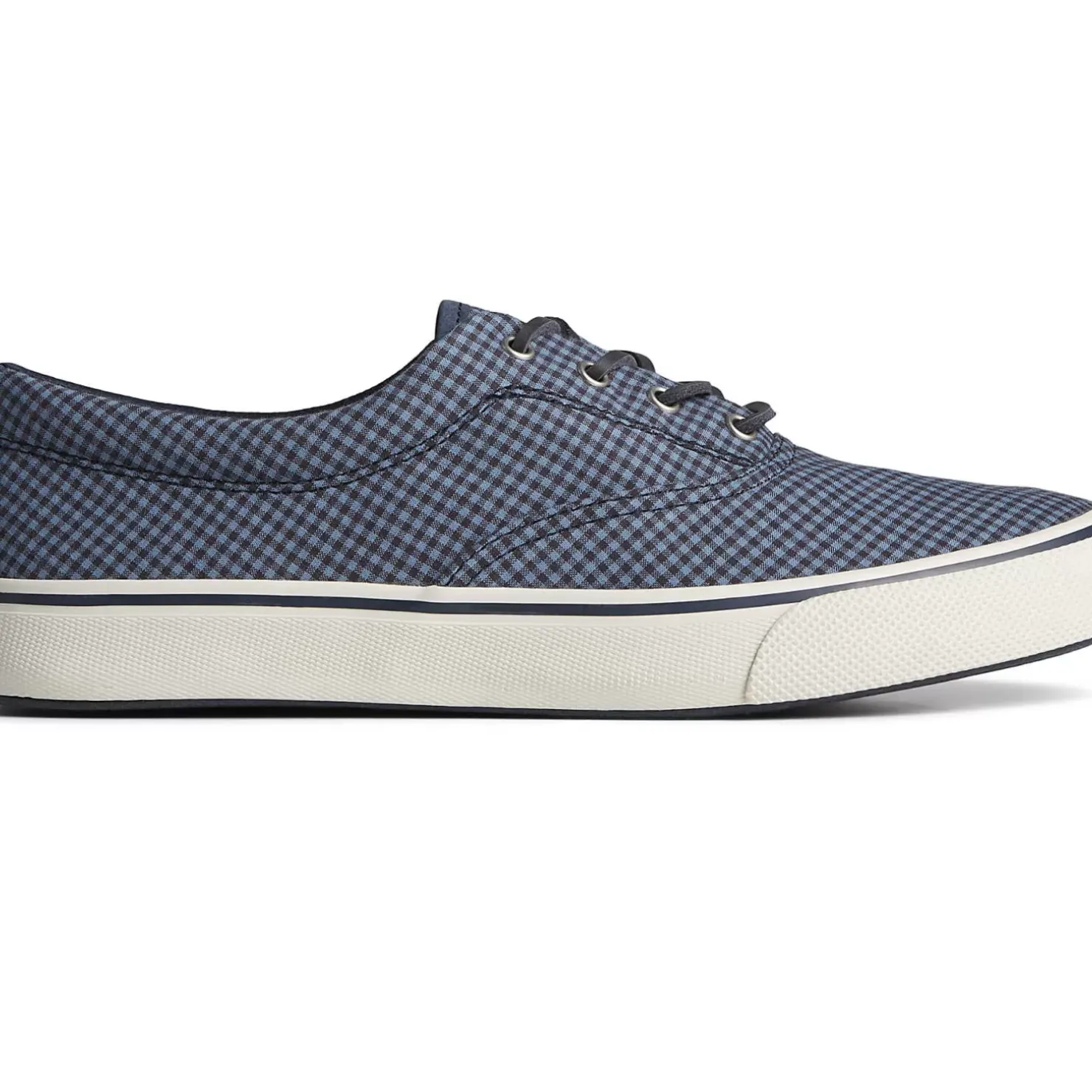 Men Sperry Men's SeaCycled™ Striper II CVO Gingham Sneaker