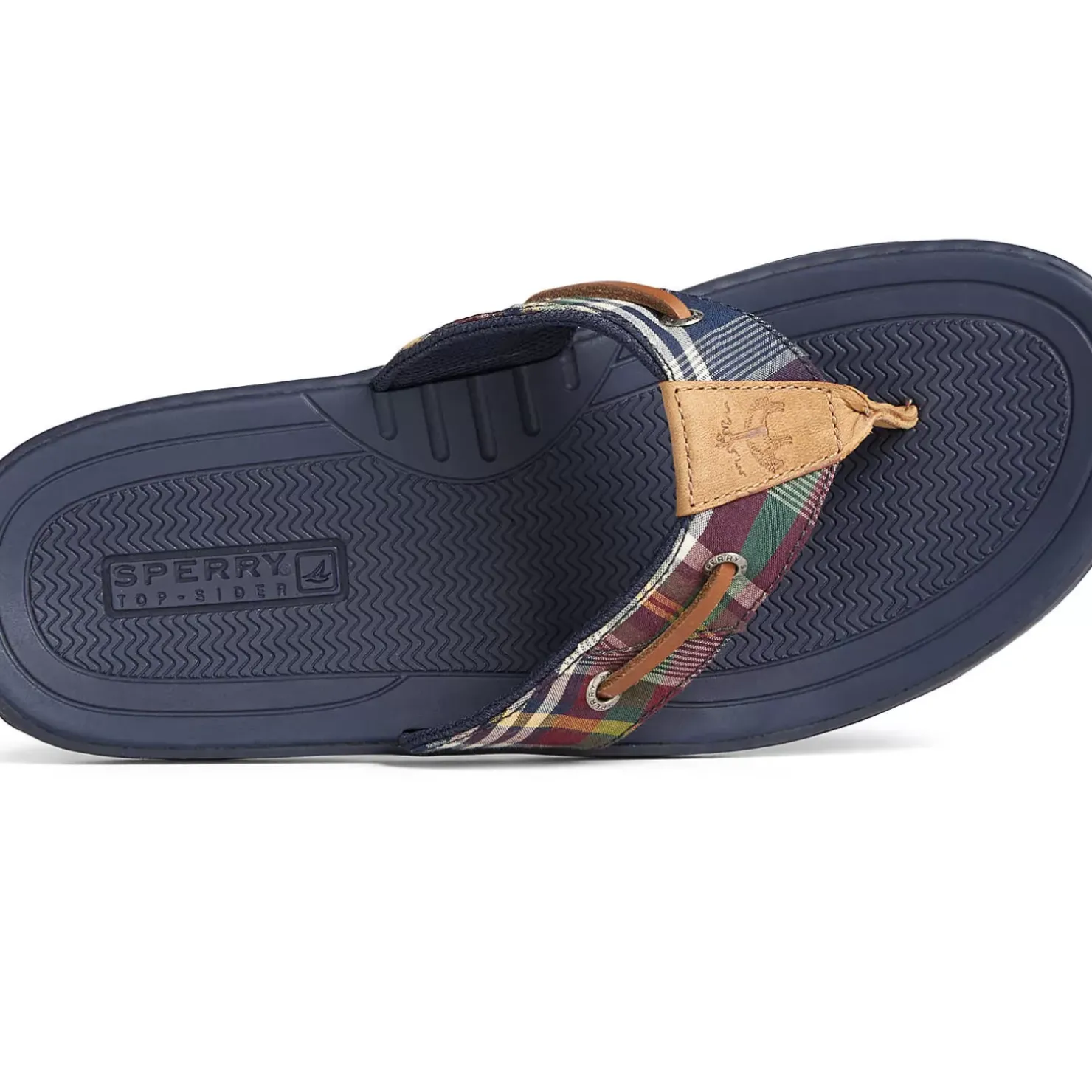 Men Sperry Men's x Brooks Brothers Baitfish Flip Flop