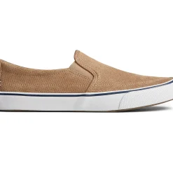 Men Sperry Men's Striper II Twin Gore Perforated Slip On Sneaker