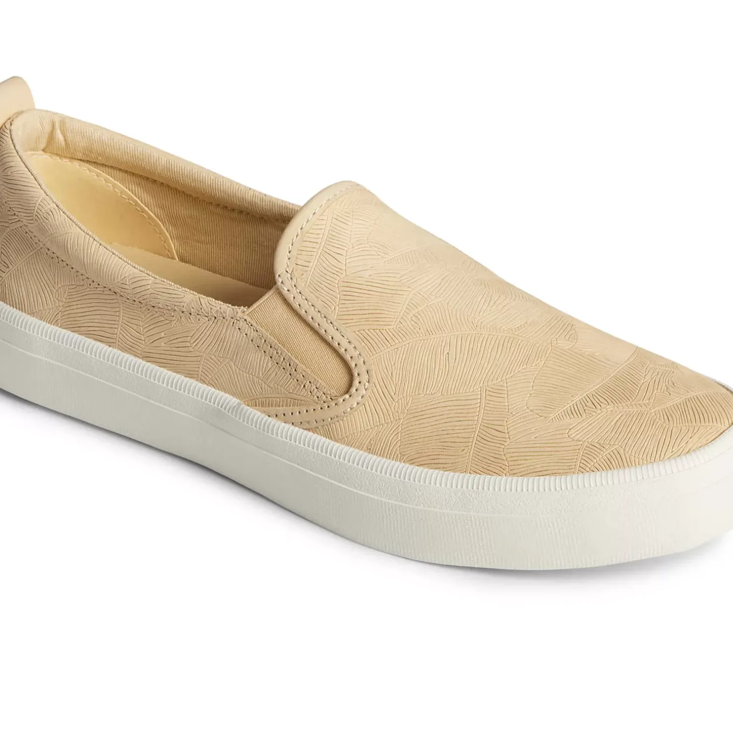 Men/Women Sperry Women's Crest Leather Palm Embossed Slip On Sneaker
