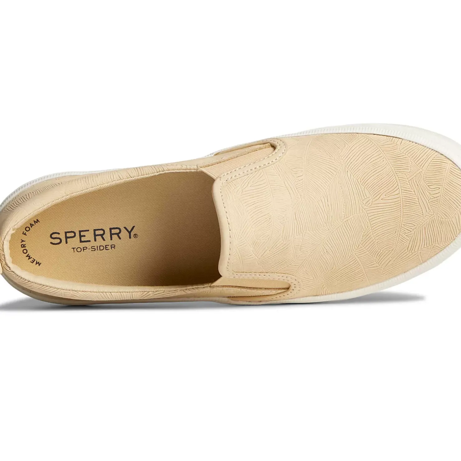 Men/Women Sperry Women's Crest Leather Palm Embossed Slip On Sneaker