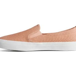Men/Women Sperry Women's Crest Twin Gore Leather Wave Perforated Sneaker