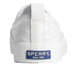 Men/Women Sperry Women's Crest Twin Gore Perforated Leather Slip On Sneaker