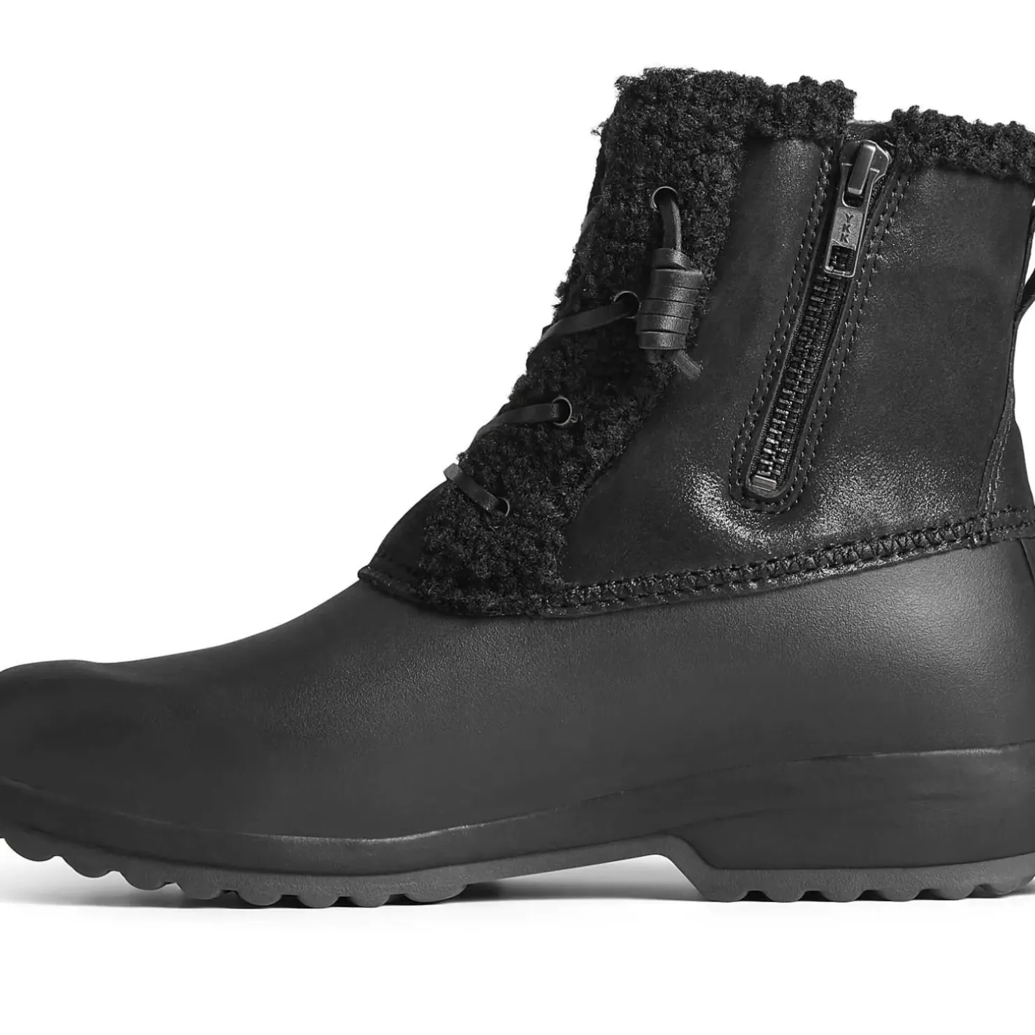 Men/Women Sperry Women's Maritime Repel Teddy Trim Snow Boot