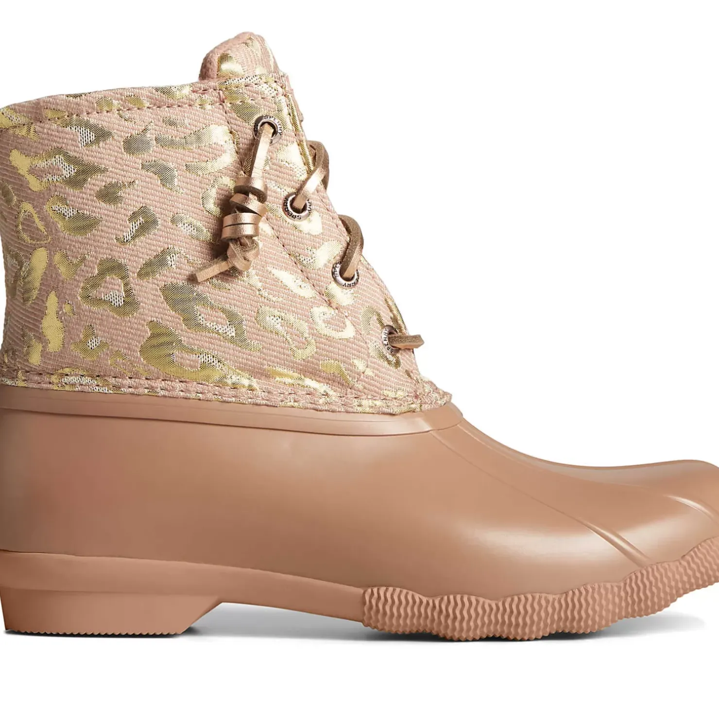 Men/Women Sperry Women's Saltwater Metallic Jacquard Duck Boot
