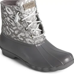 Men/Women Sperry Women's Saltwater Metallic Jacquard Duck Boot