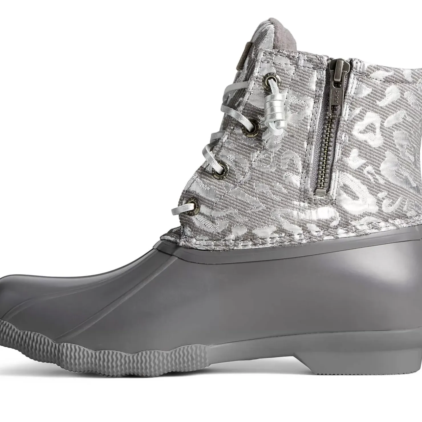 Men/Women Sperry Women's Saltwater Metallic Jacquard Duck Boot