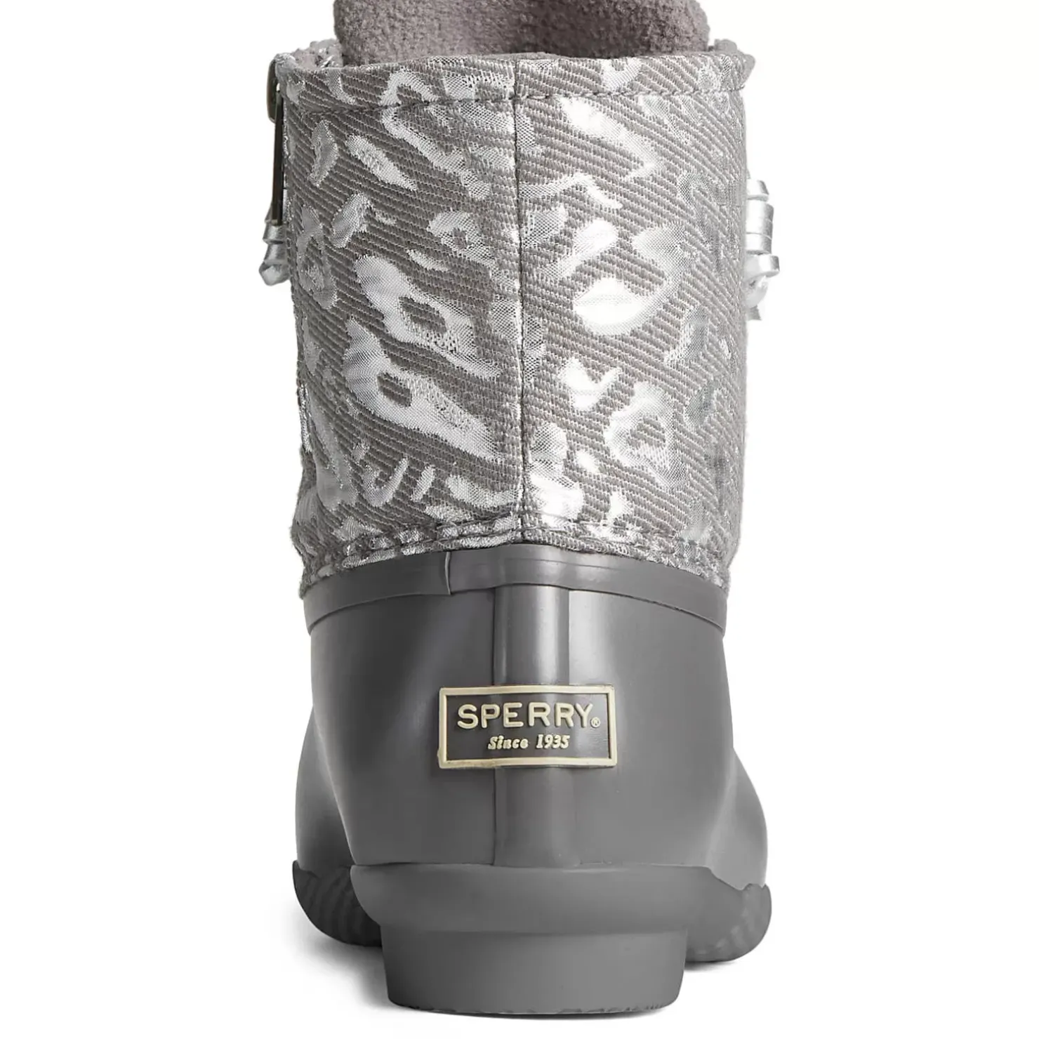 Men/Women Sperry Women's Saltwater Metallic Jacquard Duck Boot