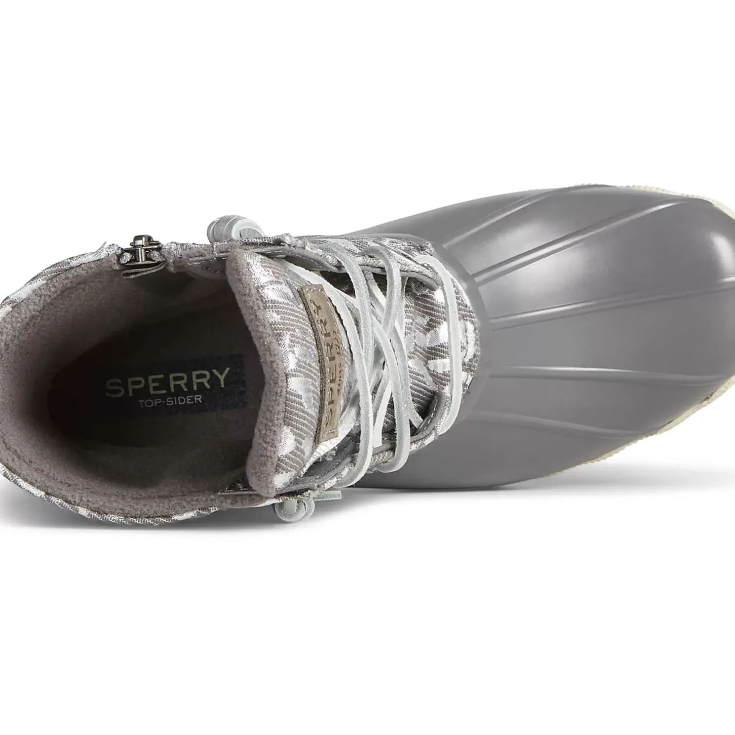 Men/Women Sperry Women's Saltwater Metallic Jacquard Duck Boot