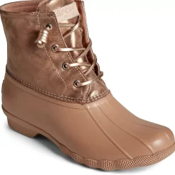 Men/Women Sperry Women's Saltwater Metallic Leather Duck Boot