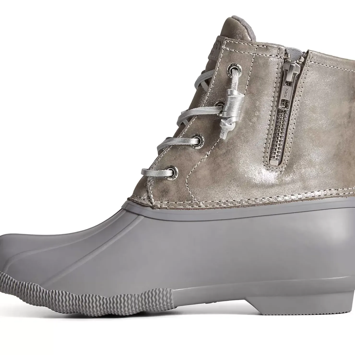 Men/Women Sperry Women's Saltwater Metallic Leather Duck Boot