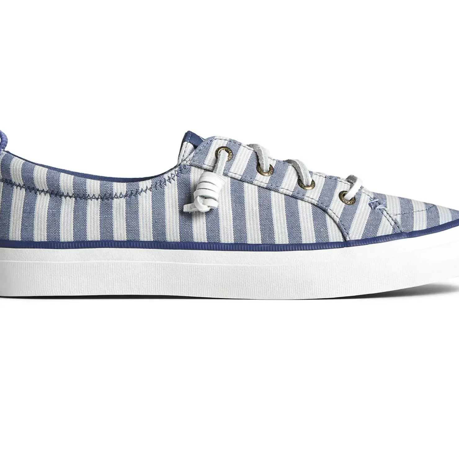 Men/Women Sperry Women's SeaCycled™ Crest Vibe Striped Textile Sneaker