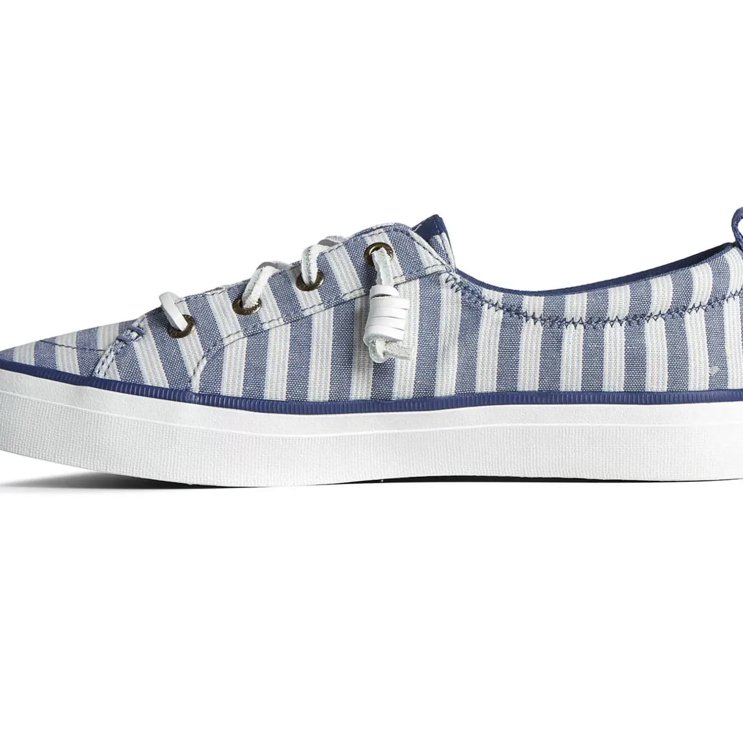 Men/Women Sperry Women's SeaCycled™ Crest Vibe Striped Textile Sneaker