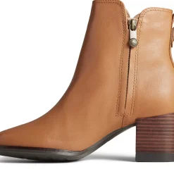 Men/Women Sperry Women's Seaport Heel Water Resist Leather Boot