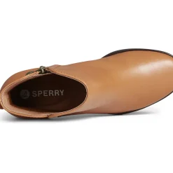 Men/Women Sperry Women's Seaport Heel Water Resist Leather Boot