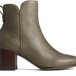 Men/Women Sperry Women's Seaport Heel Water Resistant Leather Boot