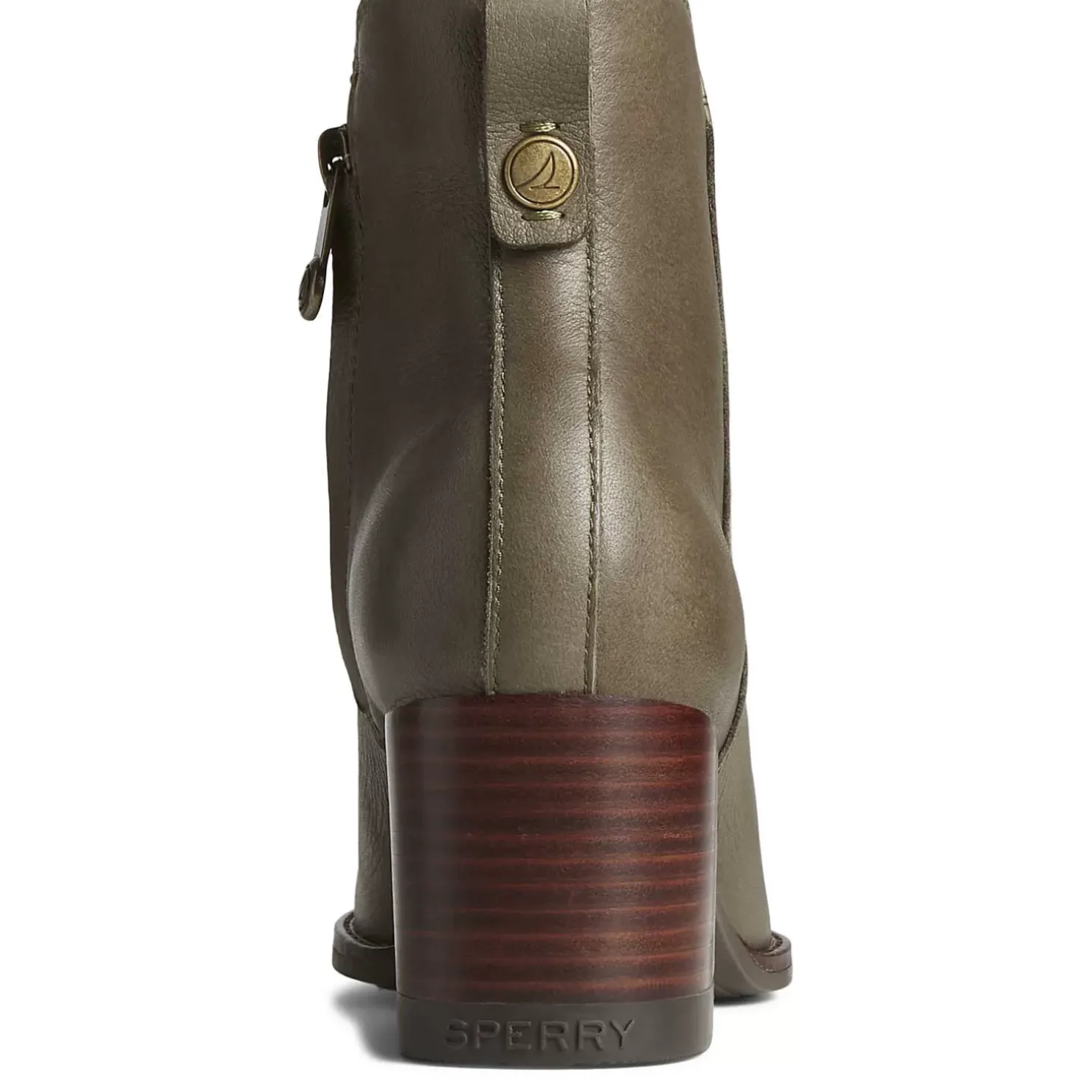 Men/Women Sperry Women's Seaport Heel Water Resistant Leather Boot