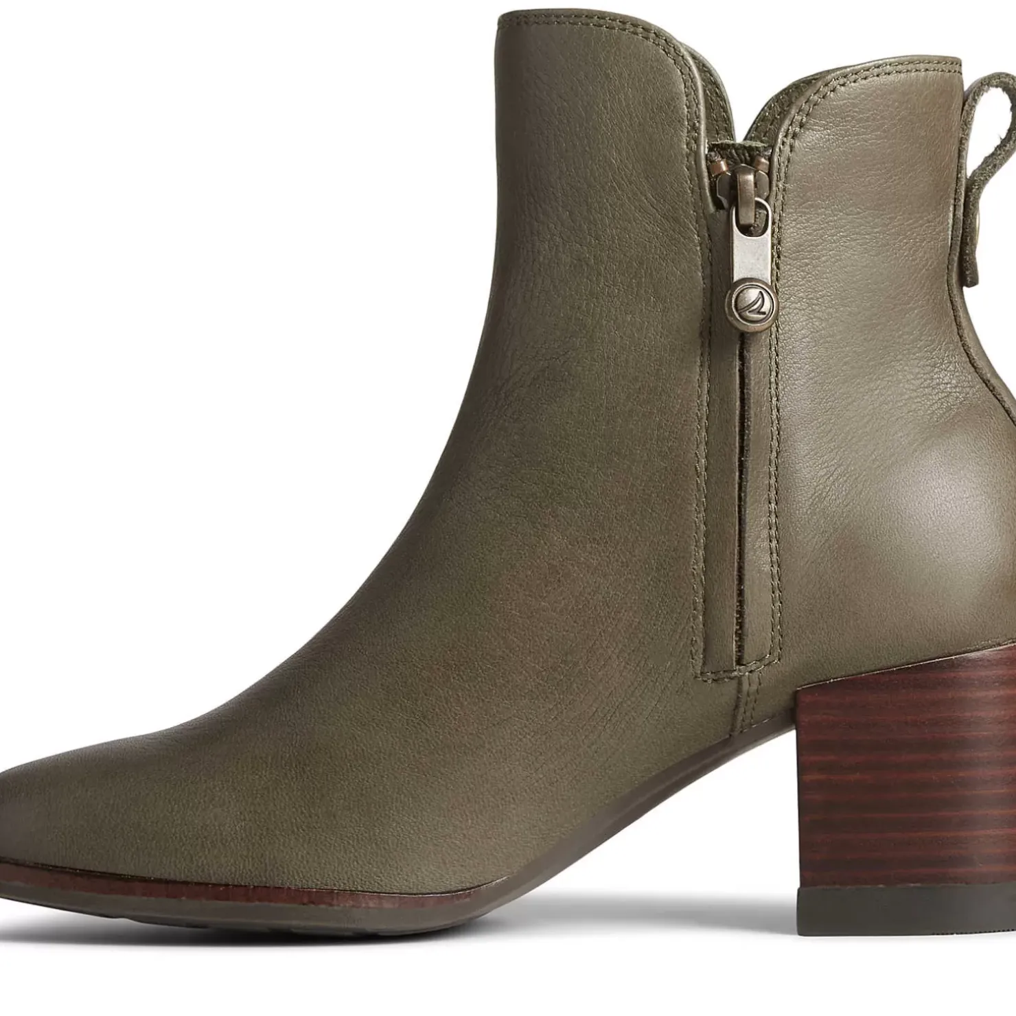 Men/Women Sperry Women's Seaport Heel Water Resistant Leather Boot