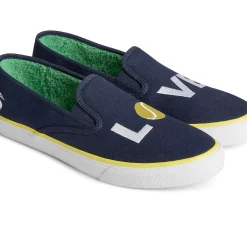 Men/Women Sperry Women's x Brooks Brothers Slip On Sneaker