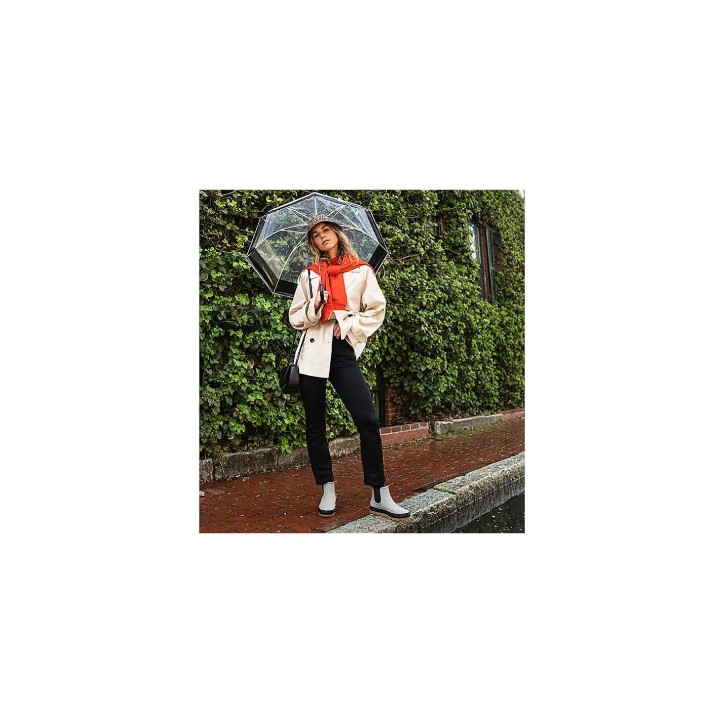 Men/Women Sperry Women's Torrent Leopard Chelsea Waterproof Rain Boot